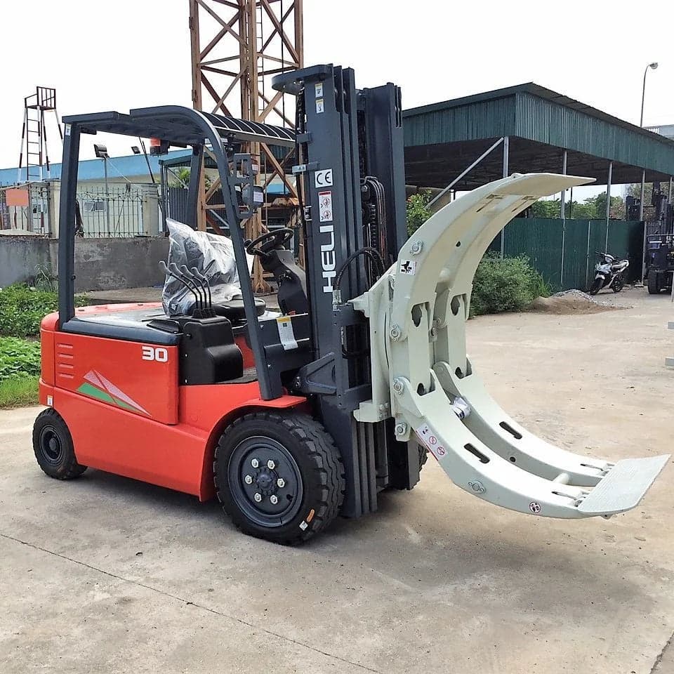 Xe Nâng Kẹp Giấy Cuộn- Xe nâng mới 100%, Xe nâng Heli