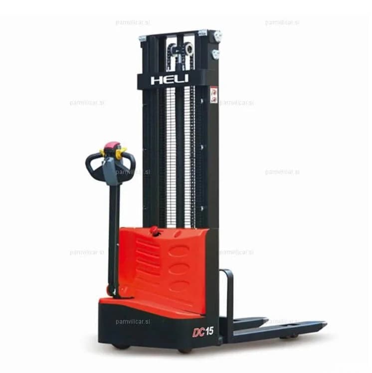 Xe nâng tay điện 1.5 tấn chiều cao nâng 3m, 3.5m giá rẻ