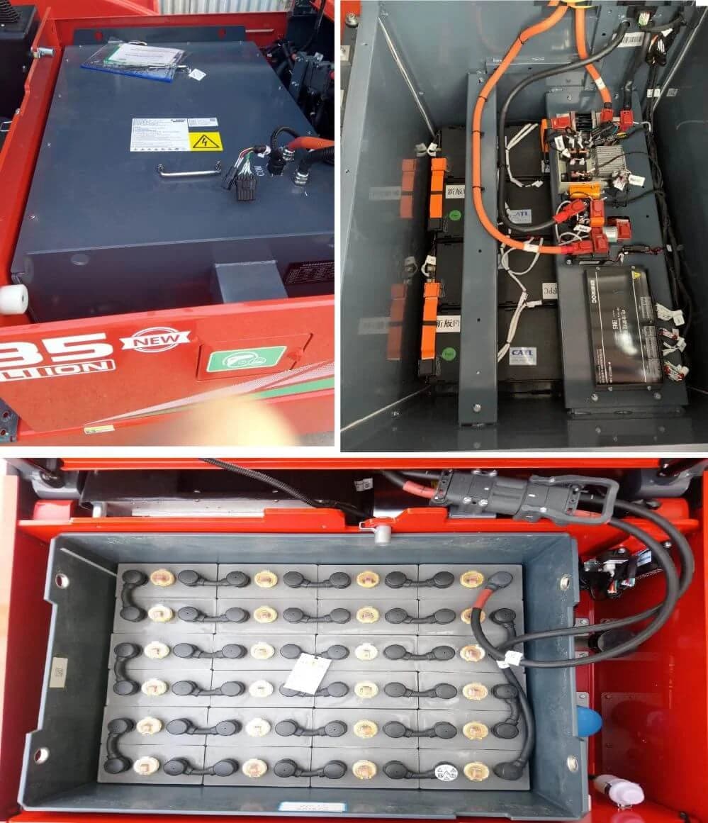 So sánh đánh giá xe nâng điện Lithium và Axit Chì