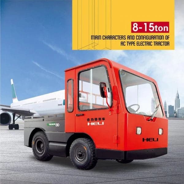 Xe Kéo Hàng Chạy Điện 8 - 15 Tấn - Xe Nâng Heli Chính Hãng