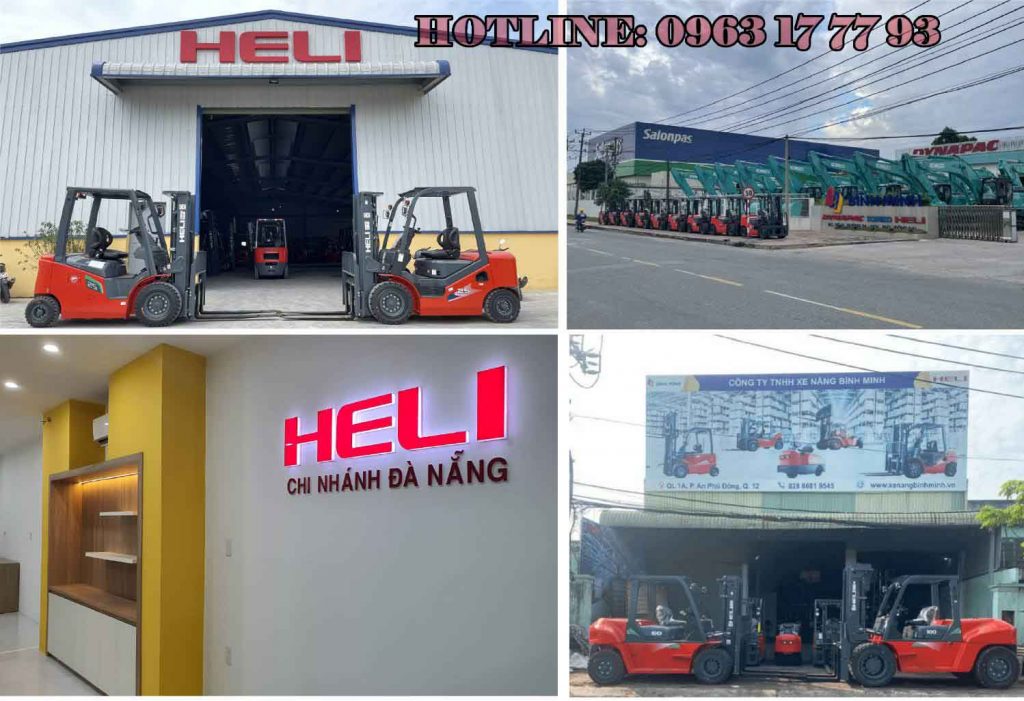 Kho xe nâng 3 tấn hãng Heli tại Hà Nội