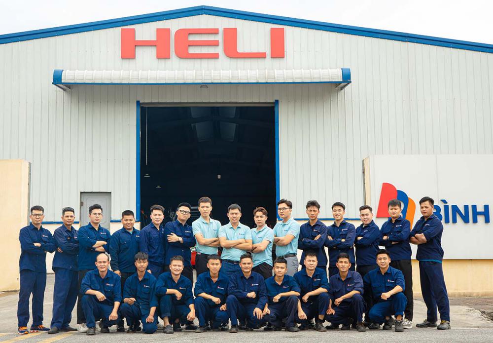 Xe nâng Heli Top 1 xe nâng mới tại Việt Nam